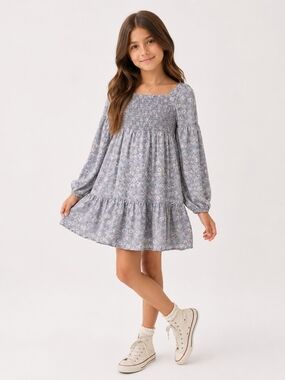 2/$35 Levi’s Floral Smocked Dress – Girls Size 8–10 (122–128 cm)